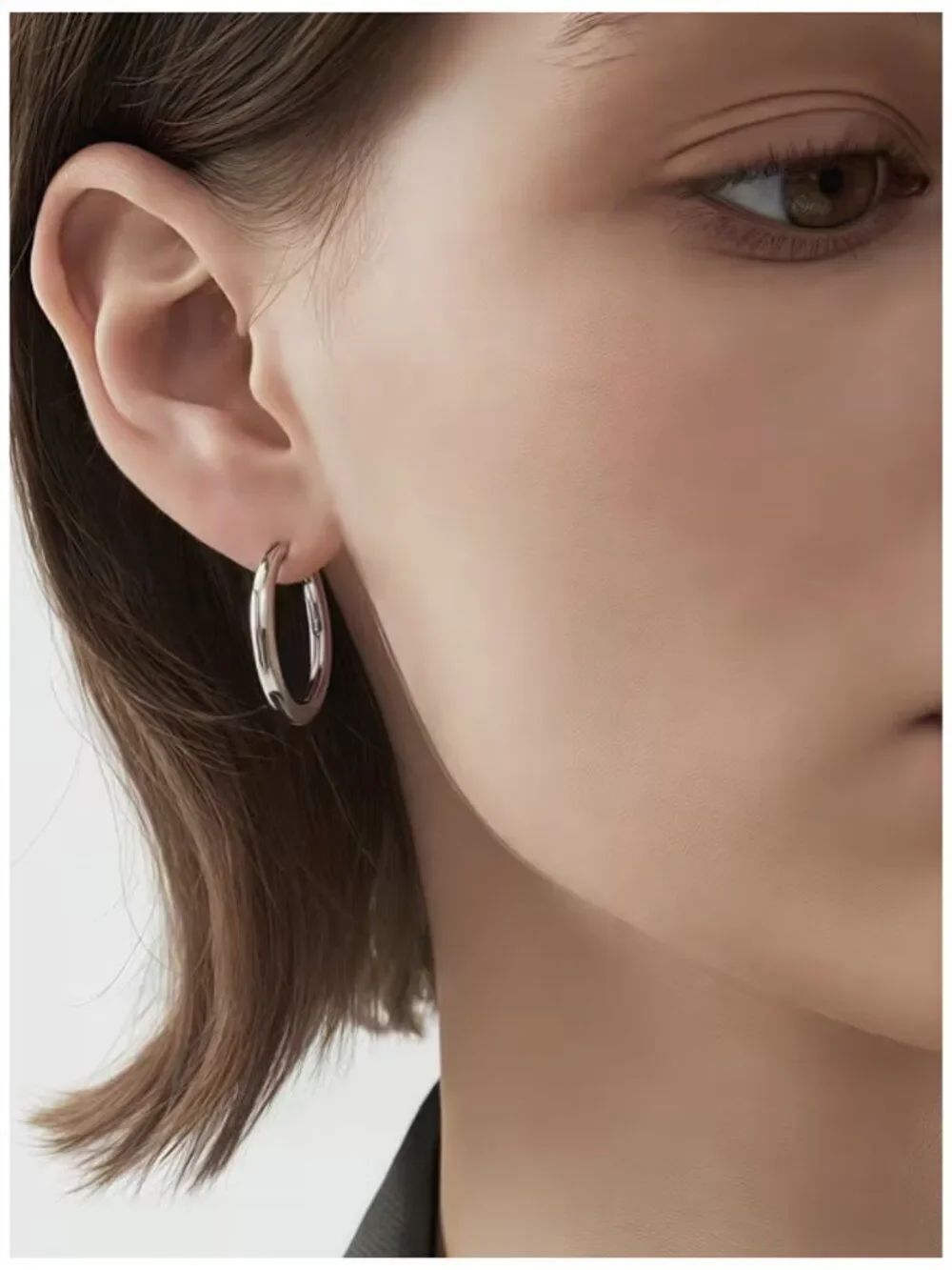 Minimalist Stainless Steel Hoop Earrings Hypoallergenic Comfort Tarnish Resist